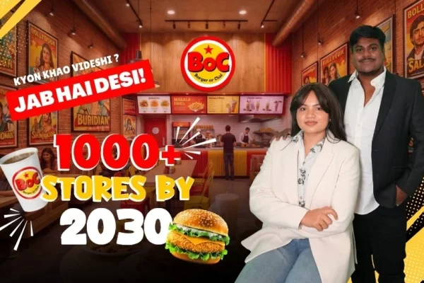 BoC (Burger or Chai) Sets Sights on 1,000 Franchise Outlets by 2030, Aiming to Shape India’s Desi-First QSR Growth Story